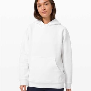 Lululemon Athletica White All Yours Hoodie Sweatshirt